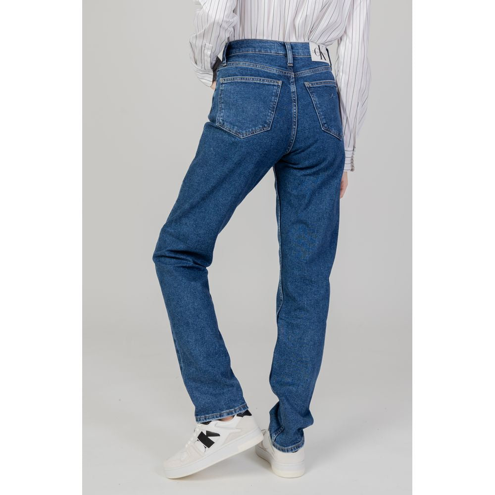 Calvin Klein Jeans Blue Cotton Slim Fit Jean Calvin Klein Jeans