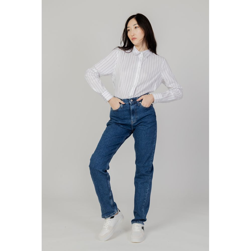 Calvin Klein Jeans Blue Cotton Slim Fit Jean Calvin Klein Jeans