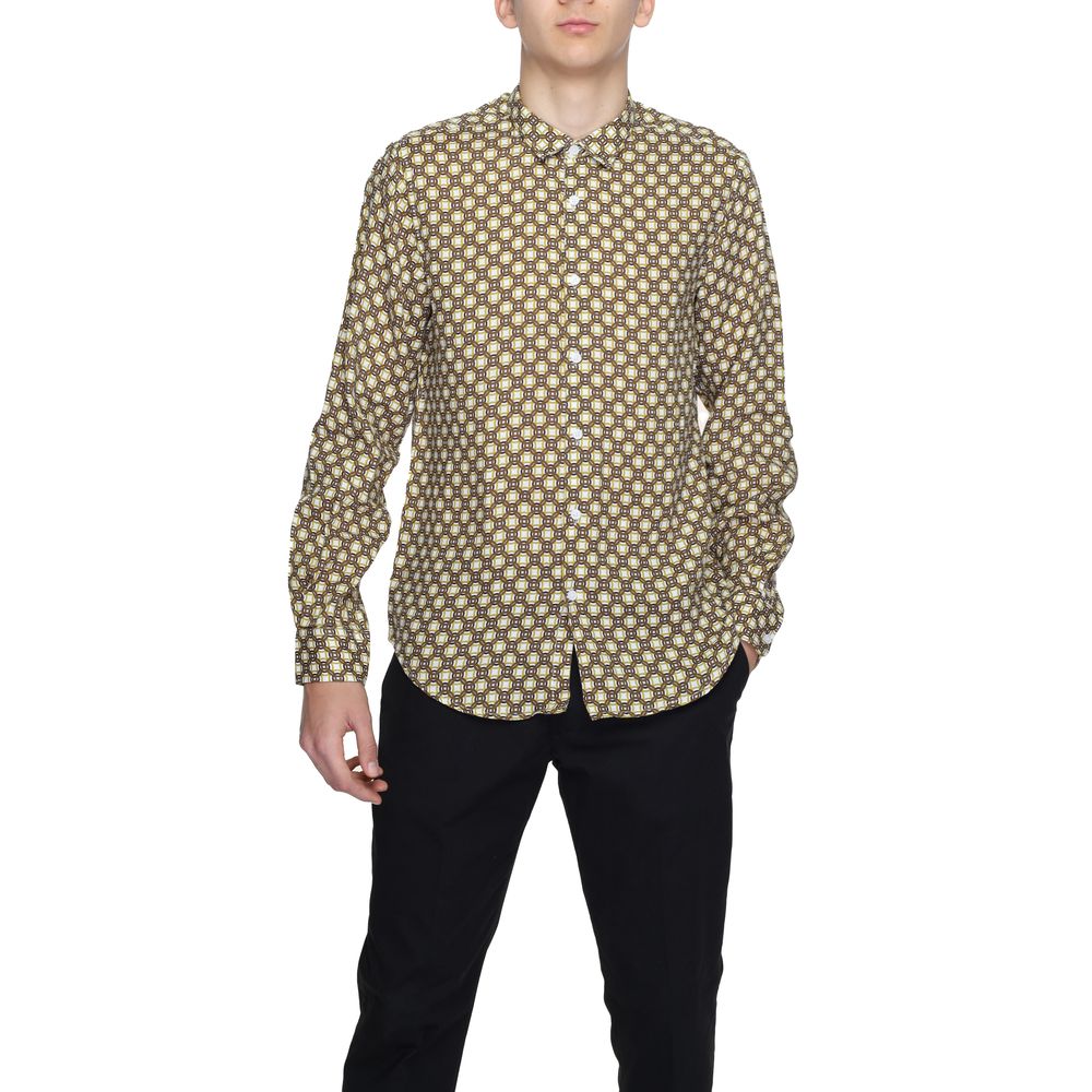Gianni Lupo Beige Linen Shirt Gianni Lupo