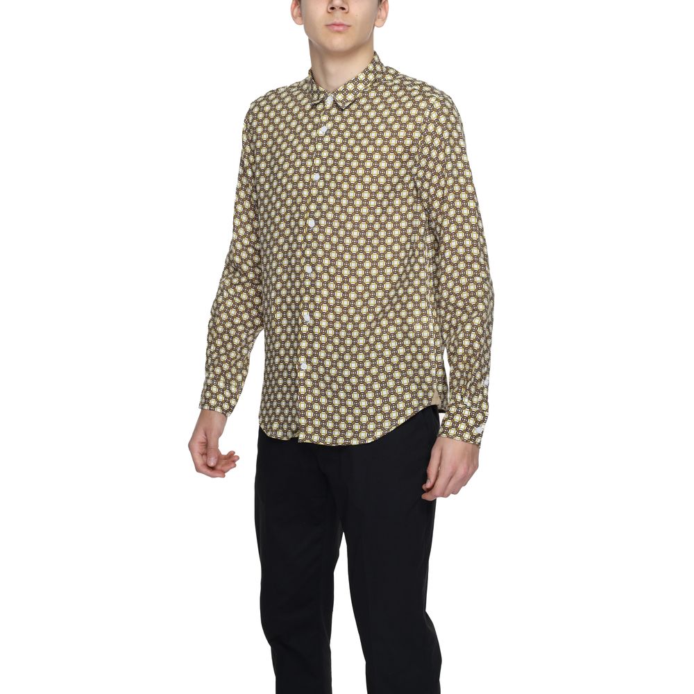 Gianni Lupo Beige Linen Shirt Gianni Lupo