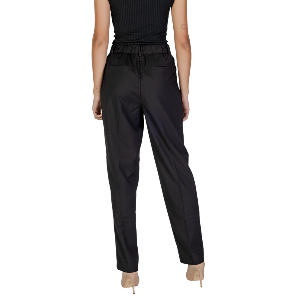 Vila Clothes Black Polyester Pant Vila Clothes
