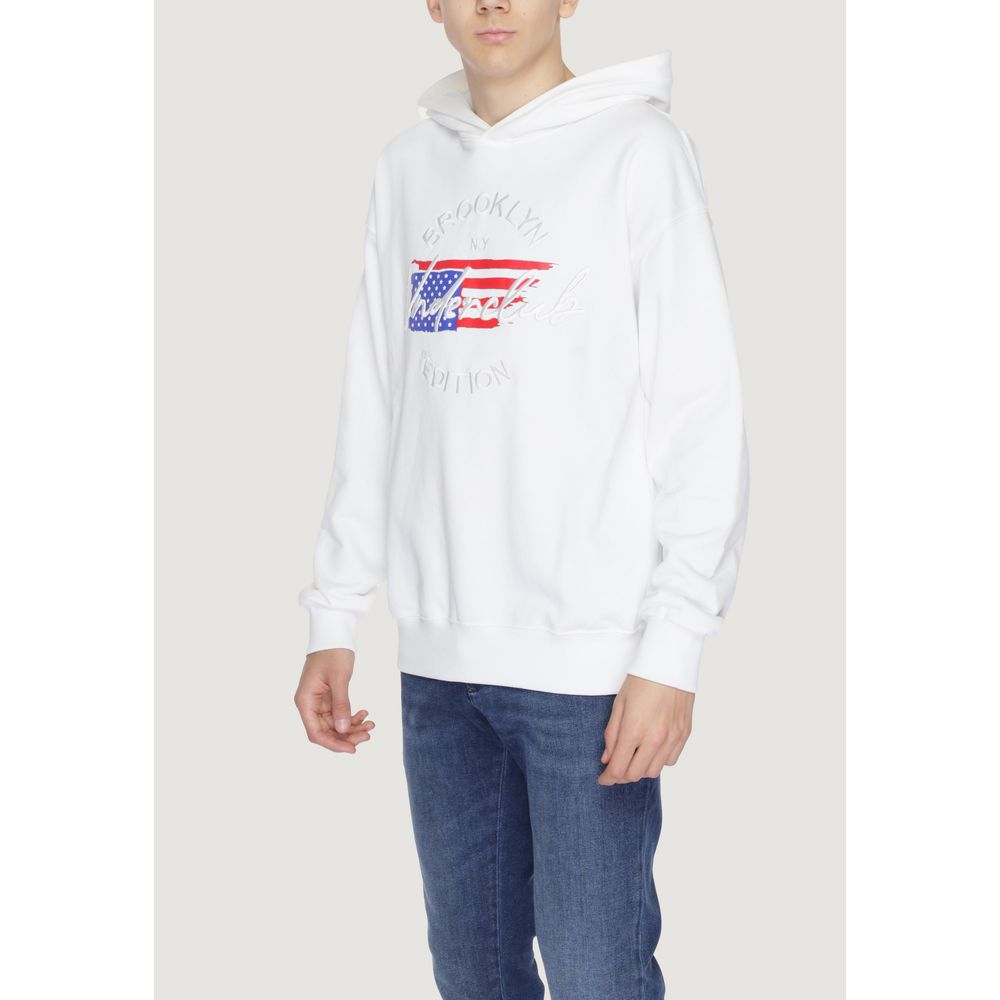 Underclub White Cotton Hoody Underclub