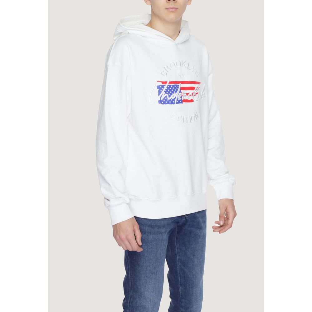 Underclub White Cotton Hoody Underclub