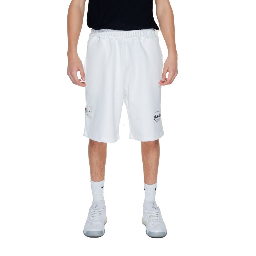 Underclub White Cotton Bermuda Underclub