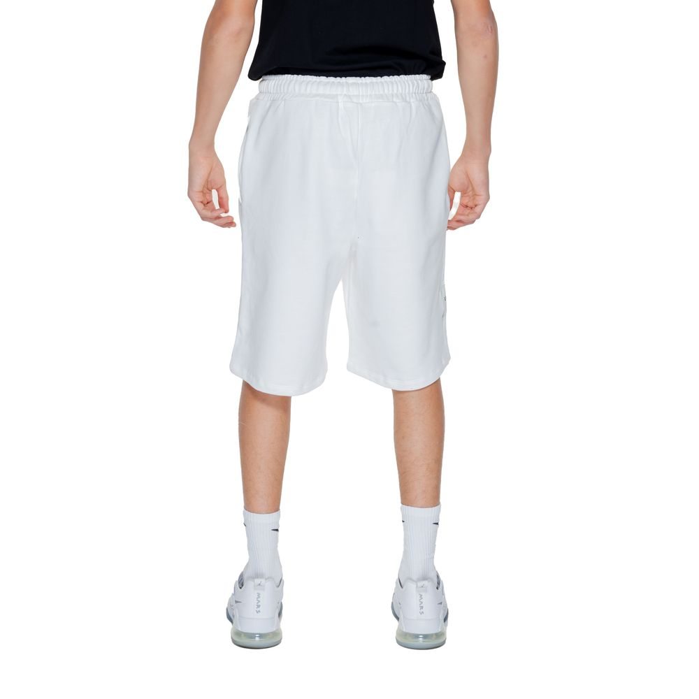 Underclub White Cotton Bermuda Underclub