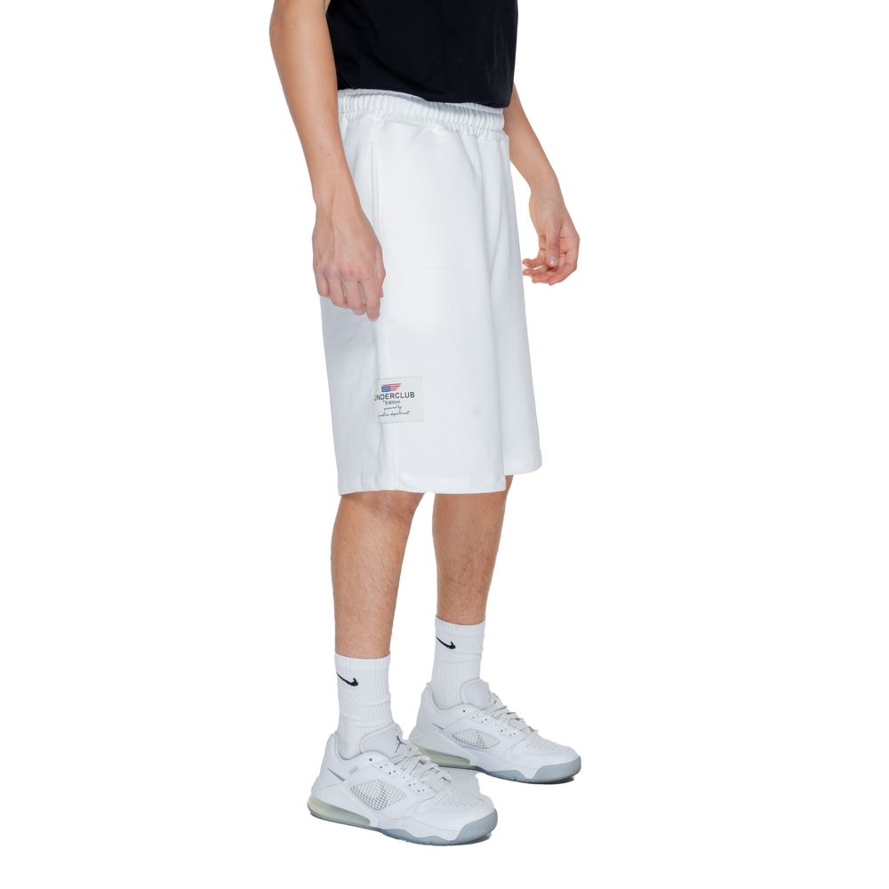 Underclub White Cotton Bermuda Underclub