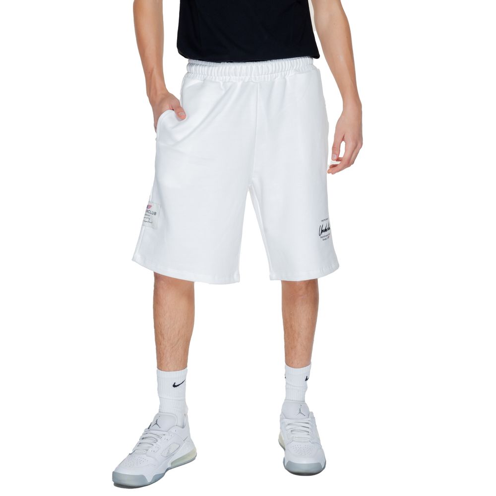 Underclub White Cotton Bermuda Underclub