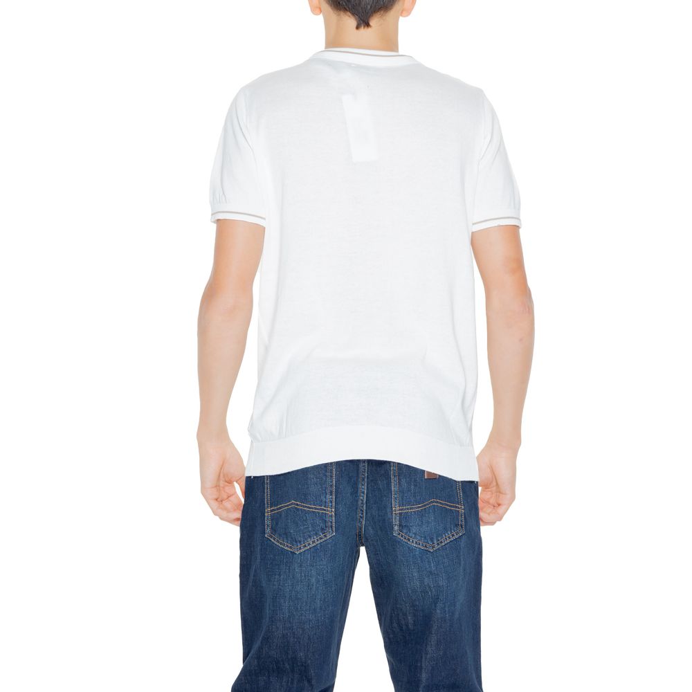 Hamaki-Ho White Cotton Sweater Hamaki-Ho