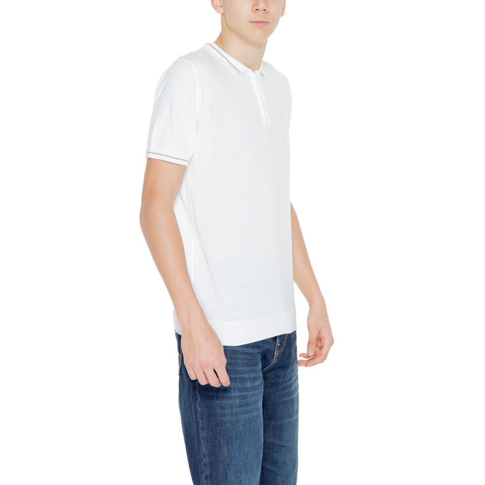 Hamaki-Ho White Cotton Sweater Hamaki-Ho