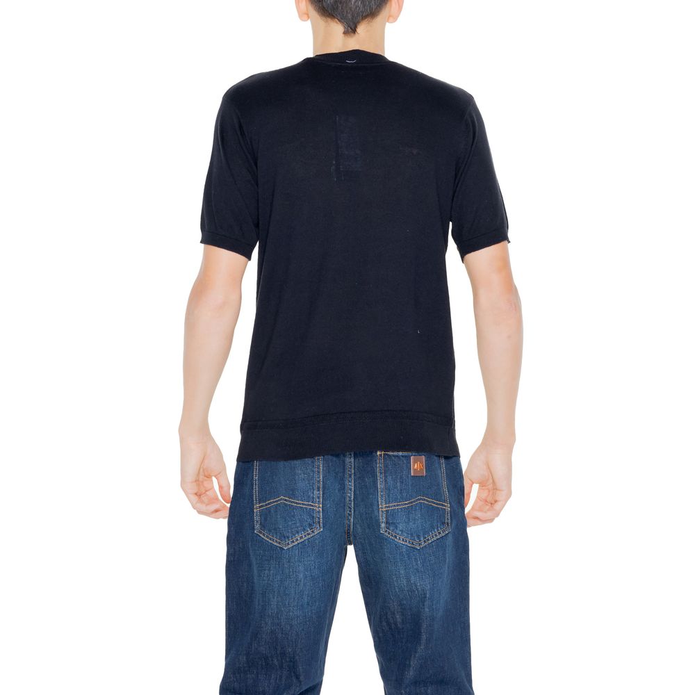 Hamaki-Ho Black Cotton Sweater Hamaki-Ho