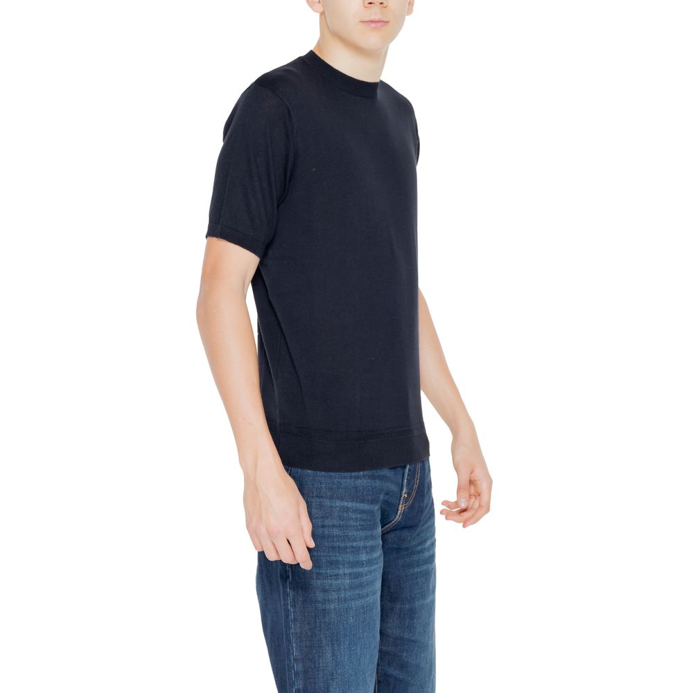 Hamaki-Ho Black Cotton Sweater Hamaki-Ho