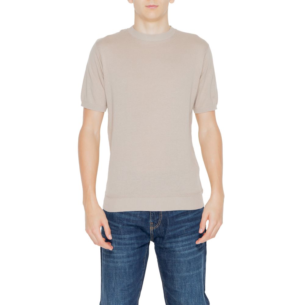 Hamaki-Ho Beige Cotton Sweater Hamaki-Ho