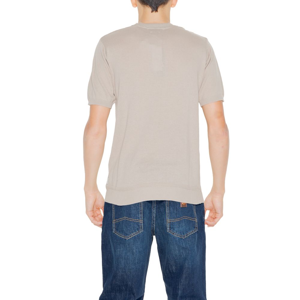 Hamaki-Ho Beige Cotton Sweater Hamaki-Ho