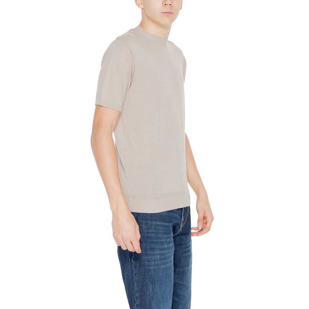 Hamaki-Ho Beige Cotton Sweater Hamaki-Ho