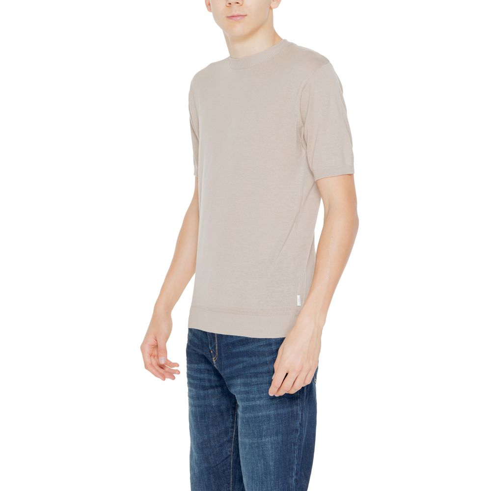 Hamaki-Ho Beige Cotton Sweater Hamaki-Ho