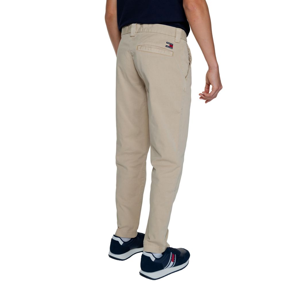 Tommy Hilfiger Jeans Gold Recycled Cotton Pant Tommy Hilfiger Jeans