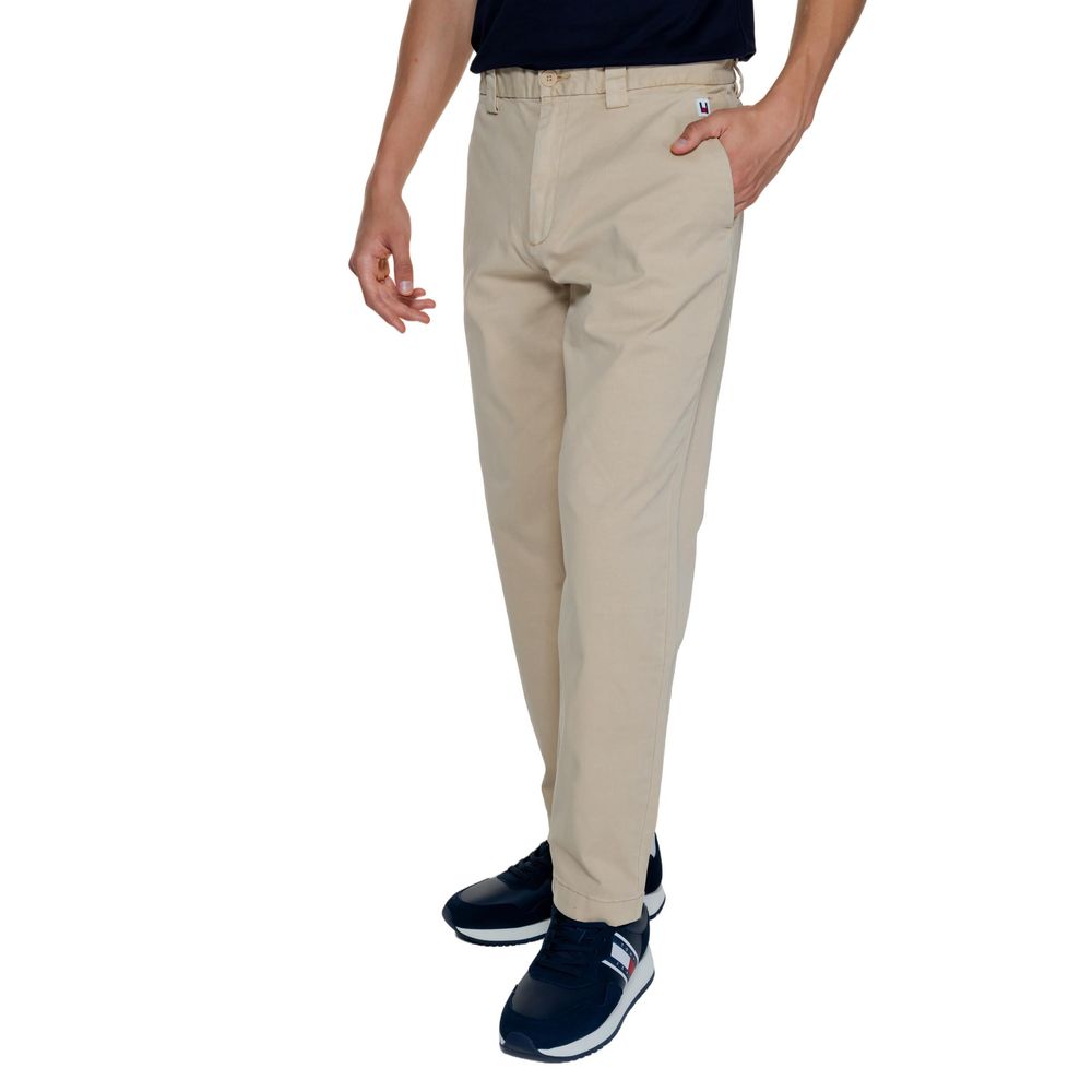 Tommy Hilfiger Jeans Gold Recycled Cotton Pant Tommy Hilfiger Jeans
