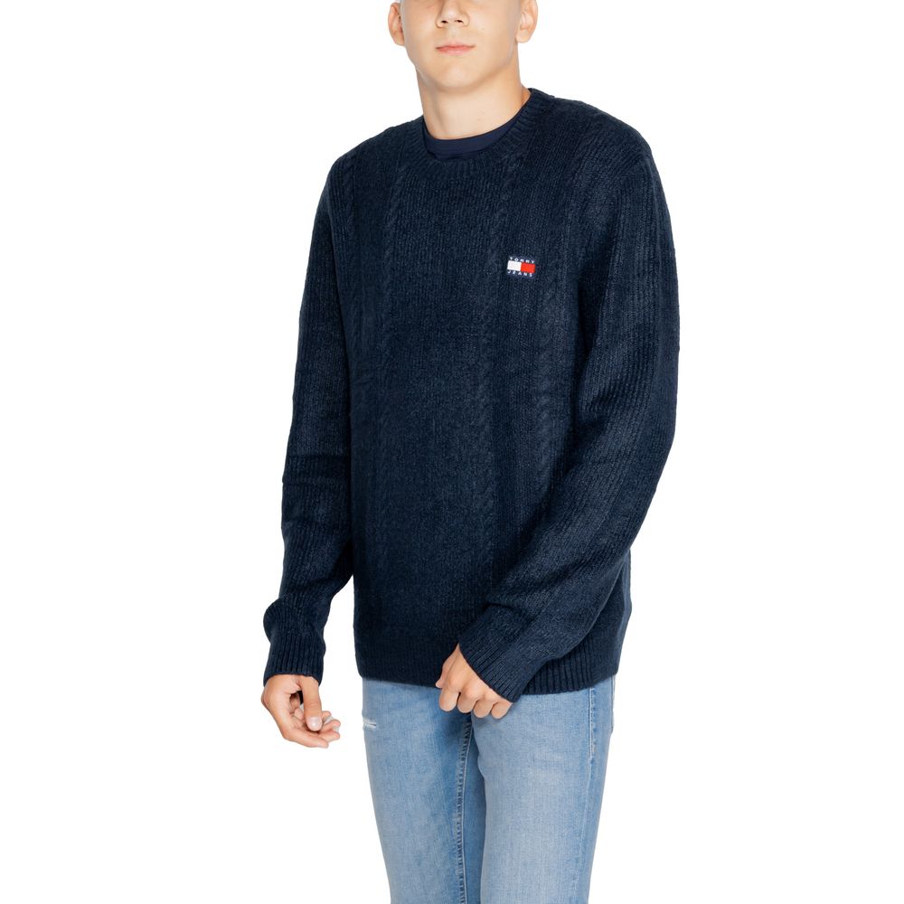 Tommy Hilfiger Jeans Blue Marabou Sweater Tommy Hilfiger Jeans