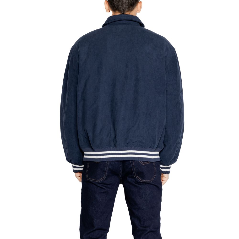 Tommy Hilfiger Jeans Blue Recycled Polyester Jackets & Coat Tommy Hilfiger Jeans