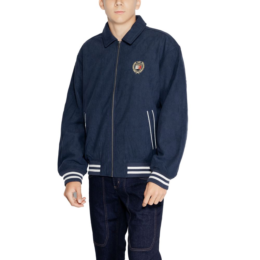 Tommy Hilfiger Jeans Blue Recycled Polyester Jackets & Coat Tommy Hilfiger Jeans