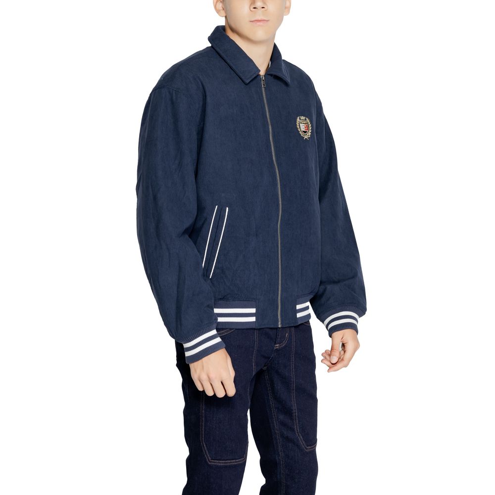 Tommy Hilfiger Jeans Blue Recycled Polyester Jackets & Coat Tommy Hilfiger Jeans