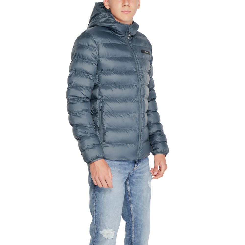 Calvin Klein Black Recycled Polyester Jackets & Coat Calvin Klein