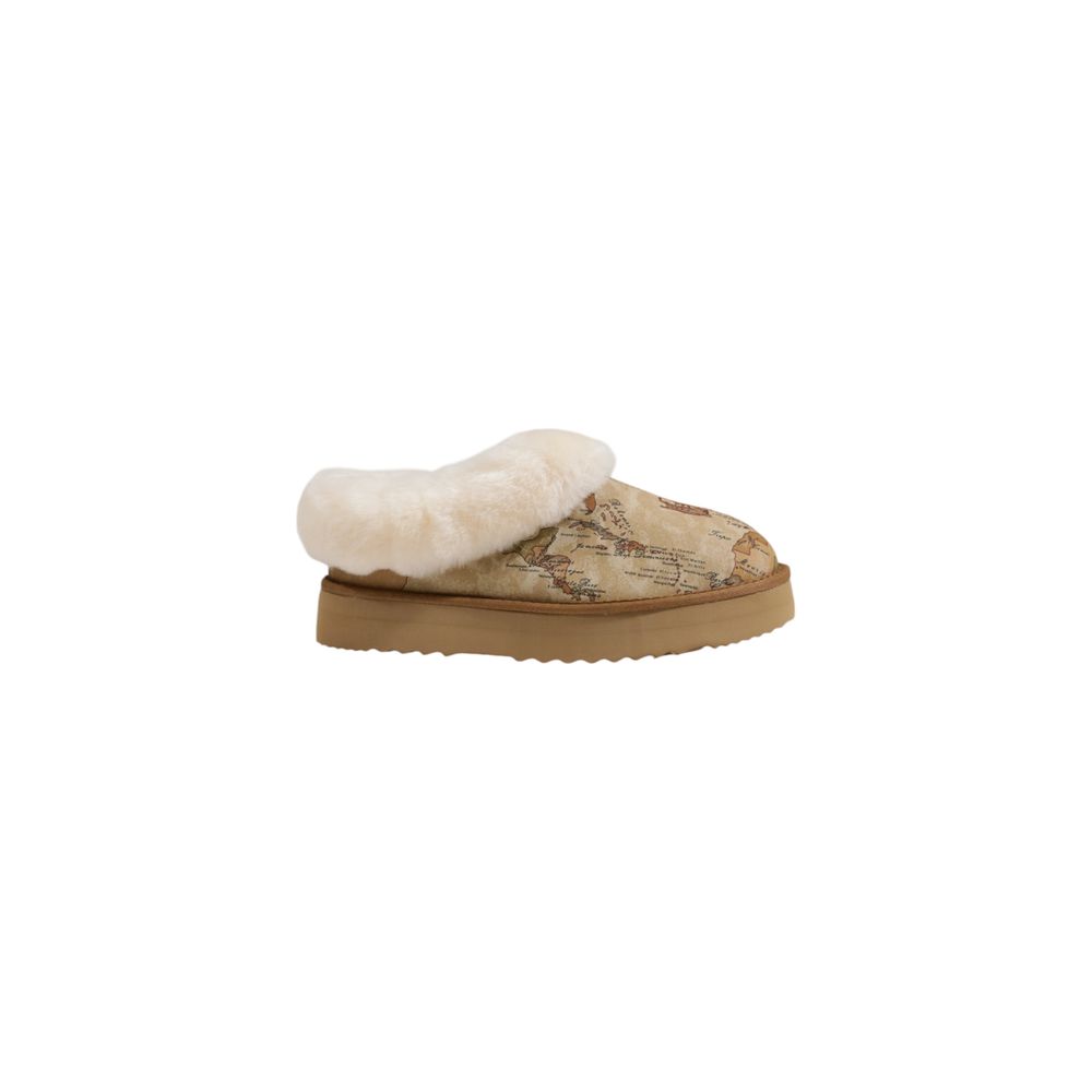 Alviero Martini Prima Classe Beige Fabric Ankle Alviero Martini Prima Classe