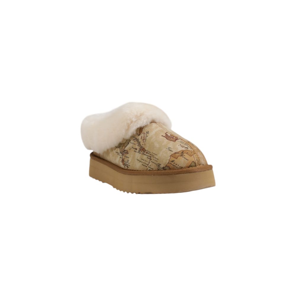 Alviero Martini Prima Classe Beige Fabric Ankle Alviero Martini Prima Classe