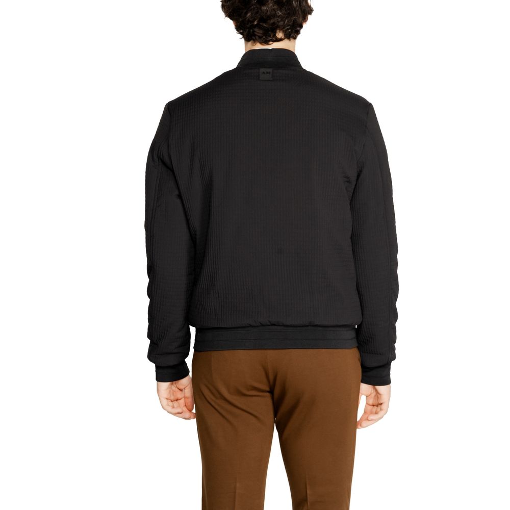 Antony Morato Black Polyester Jackets & Coat Antony Morato
