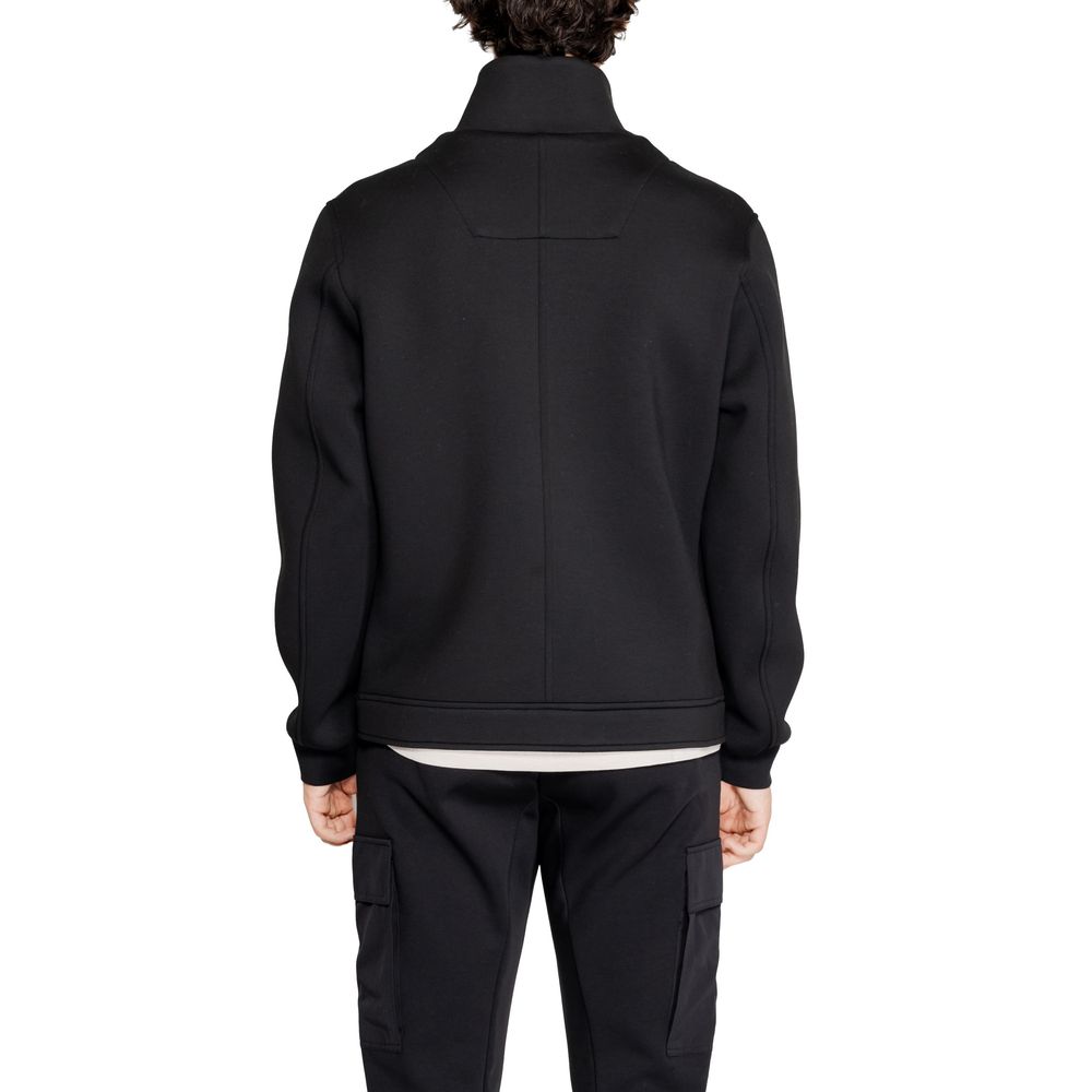 Antony Morato Black Polyester Jackets & Coat Antony Morato