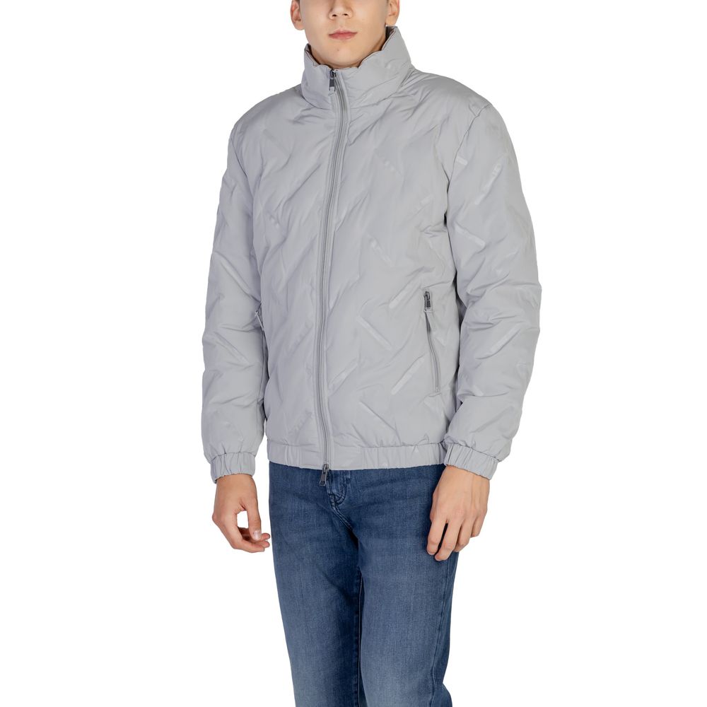 Antony Morato Gray Polyester Jackets & Coat Antony Morato
