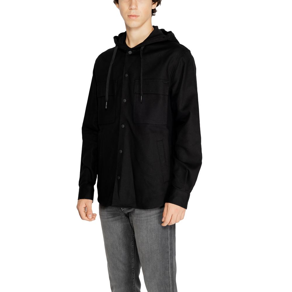 Antony Morato Black Cotton Shirt Antony Morato