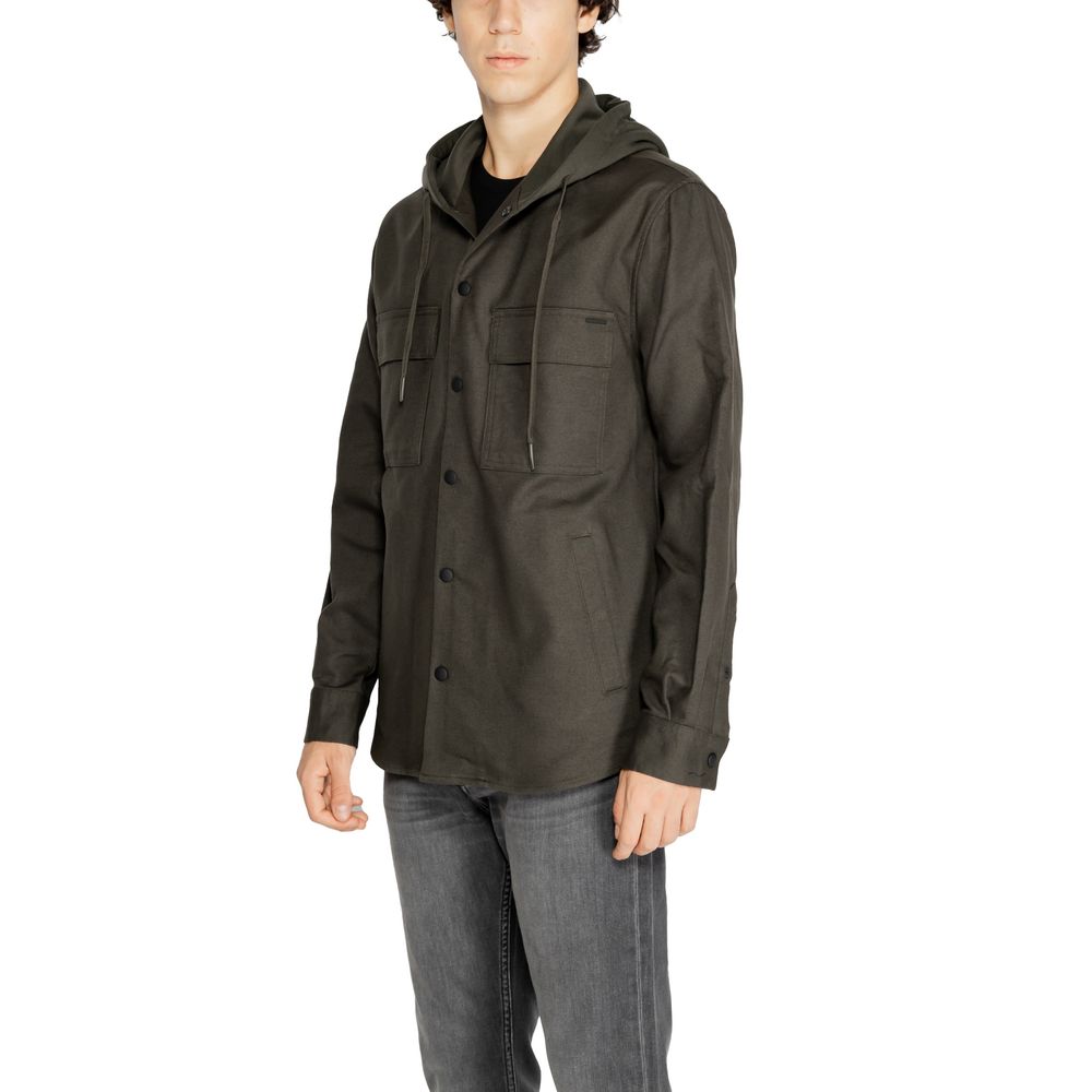 Antony Morato Green Cotton Shirt Antony Morato