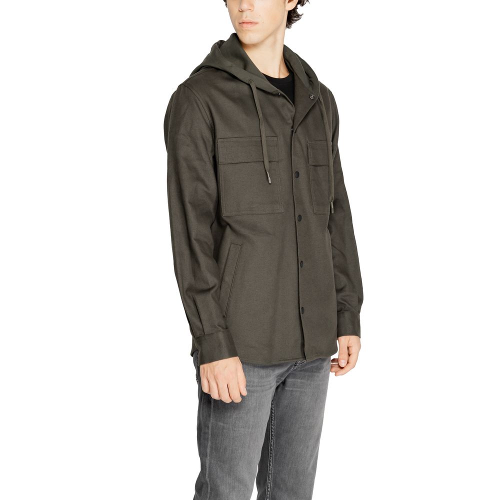 Antony Morato Green Cotton Shirt Antony Morato