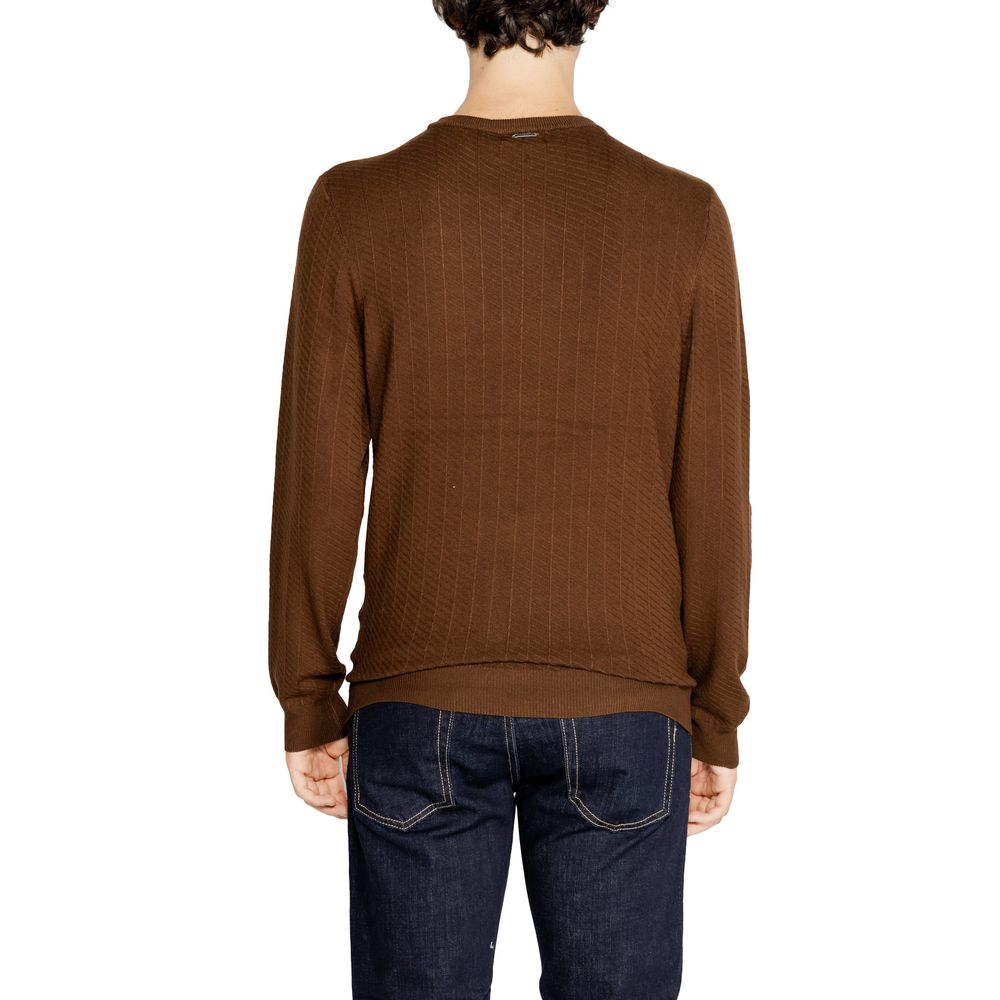 Antony Morato Brown Viscose Sweater Antony Morato