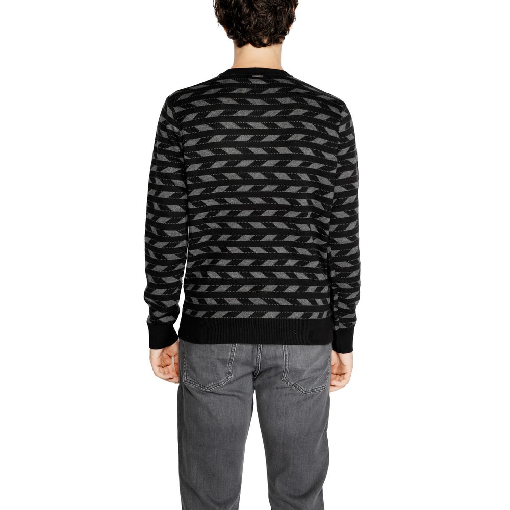 Antony Morato Black Marabou Sweater Antony Morato