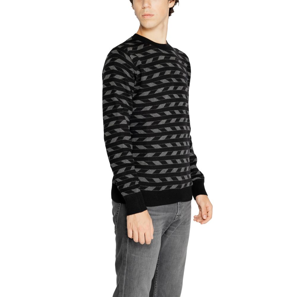 Antony Morato Black Marabou Sweater Antony Morato