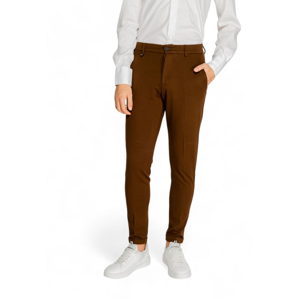 Antony Morato Brown Viscose Pant Antony Morato
