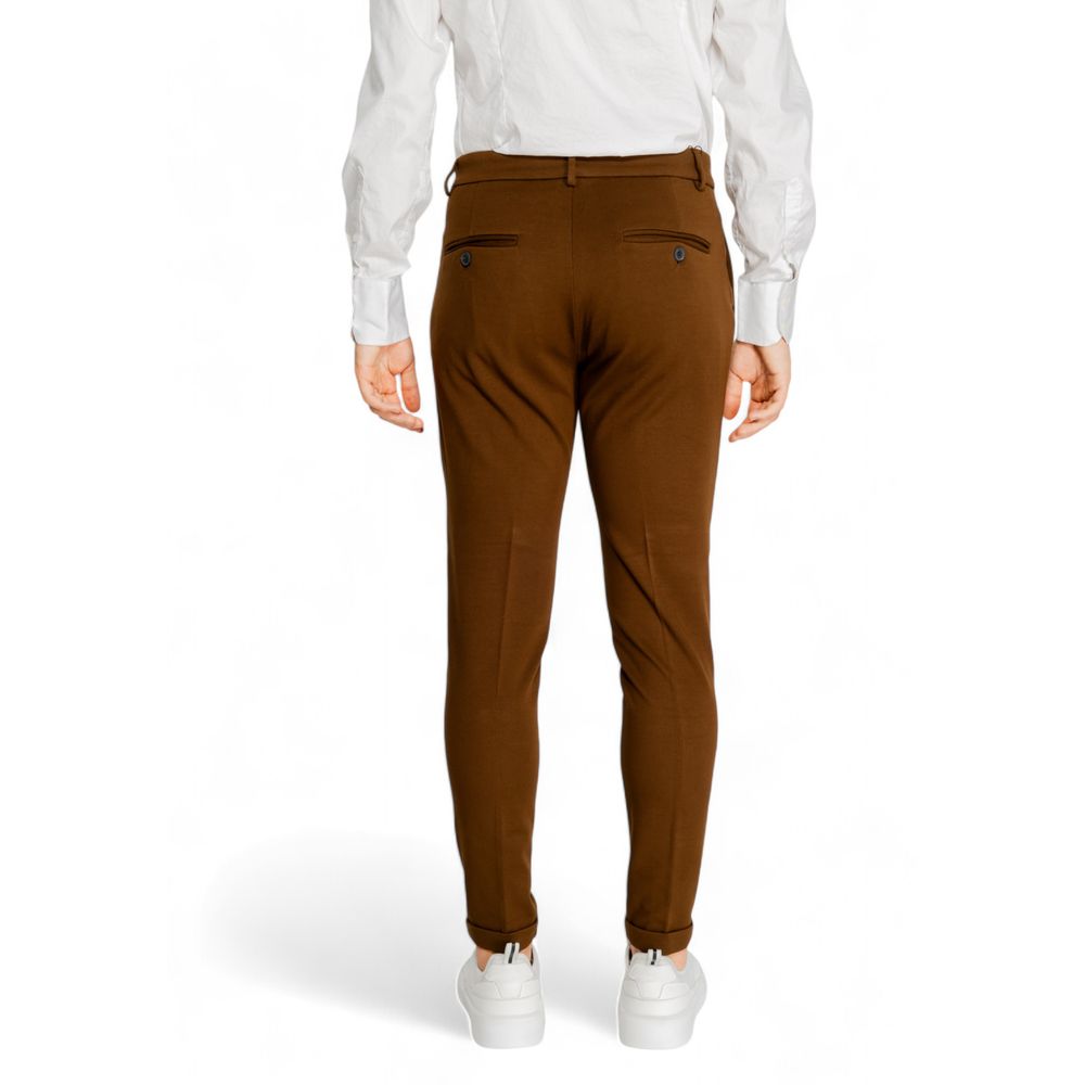 Antony Morato Brown Viscose Pant Antony Morato