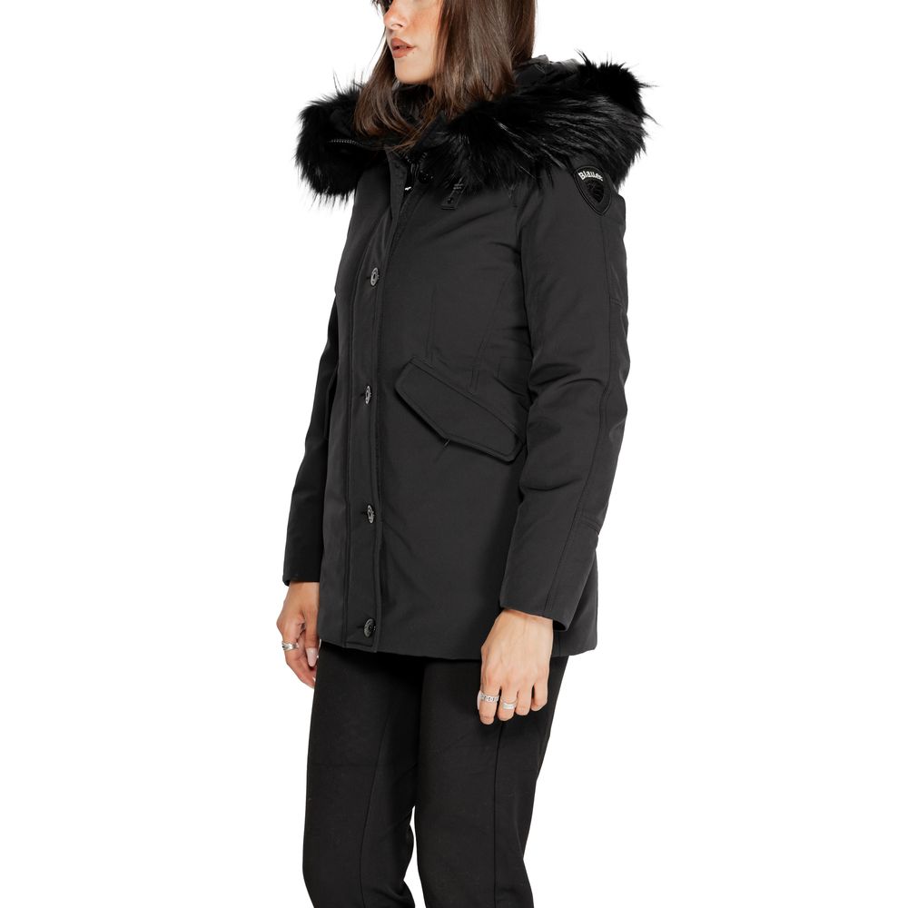 Blauer Black Polyester Parka Blauer