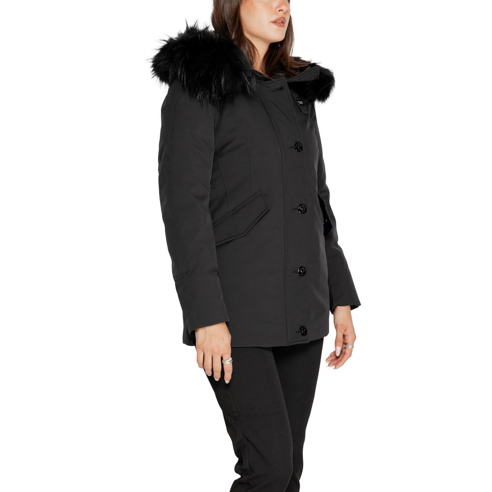 Blauer Black Polyester Parka Blauer