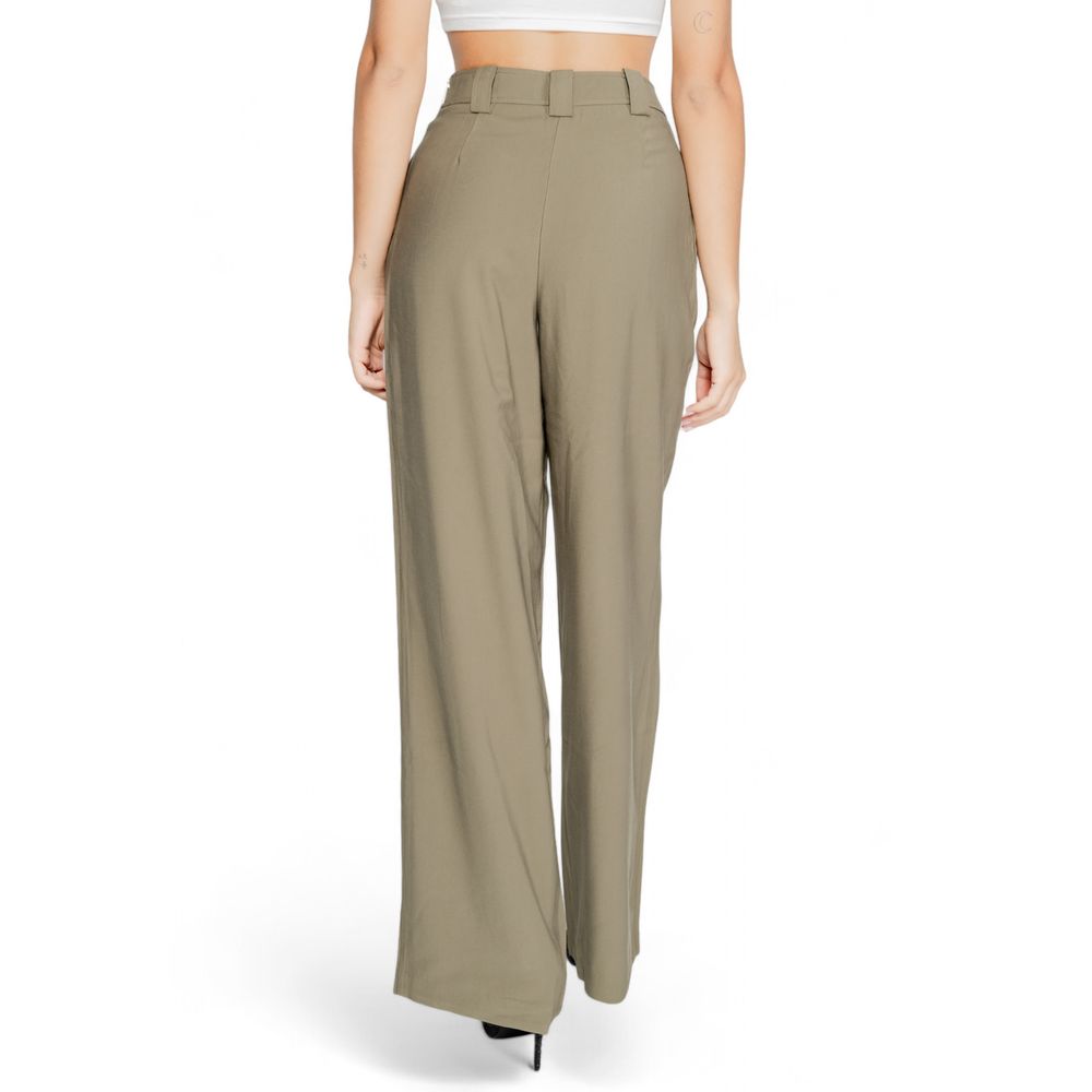 Morgan De Toi Green Cotton Pant Morgan De Toi