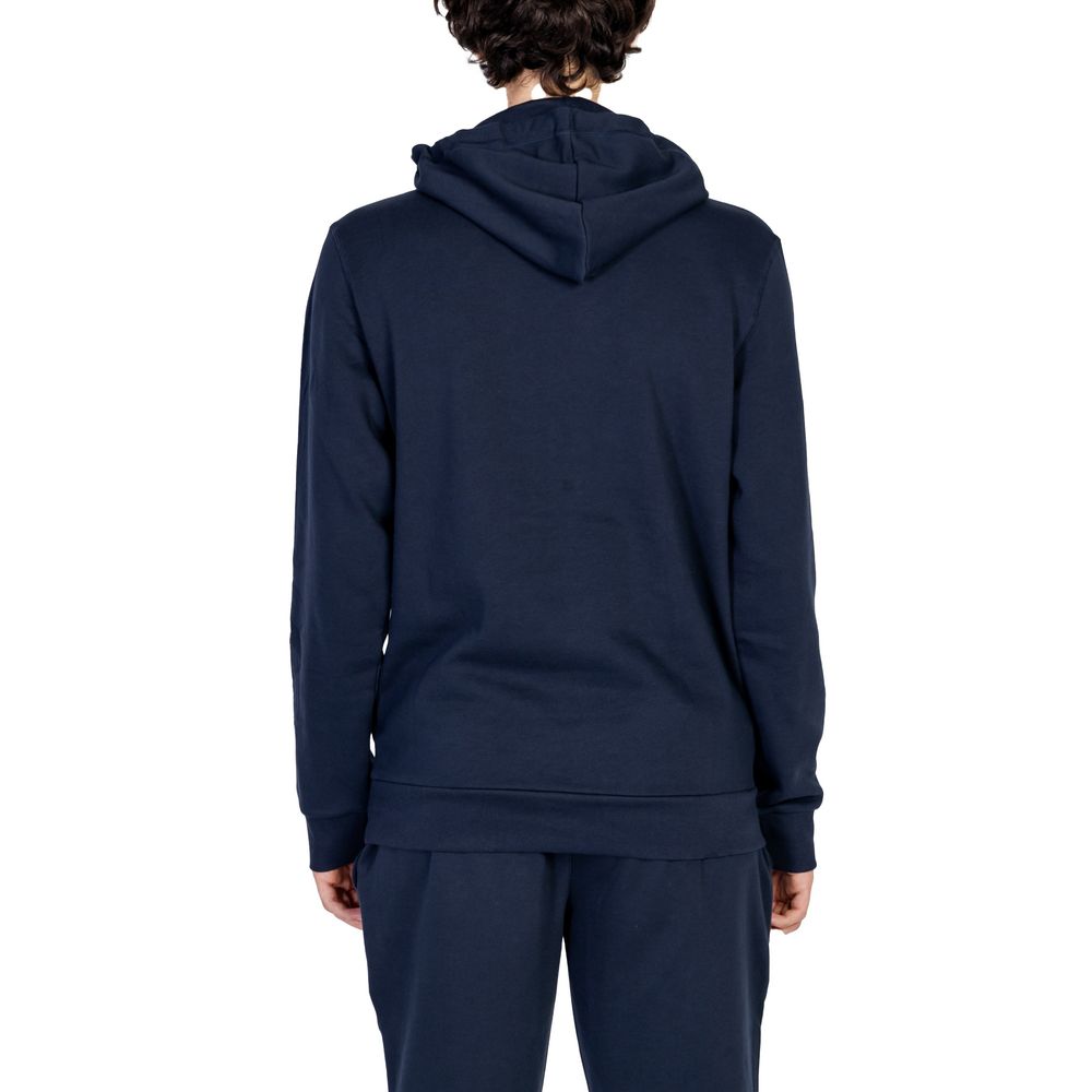 Emporio Armani Underwear Blue Cotton Hoody Emporio Armani Underwear