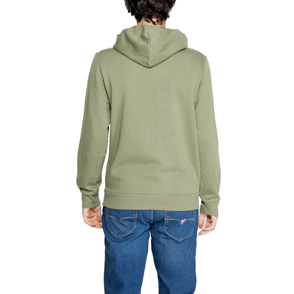 Emporio Armani Underwear Green Cotton Hoody Emporio Armani Underwear