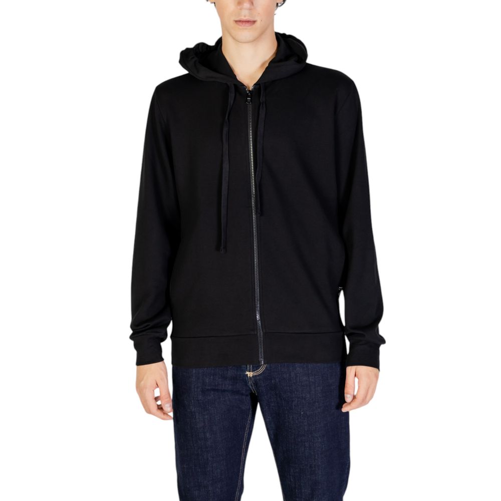 Emporio Armani Underwear Black Polyester Hoody Emporio Armani Underwear