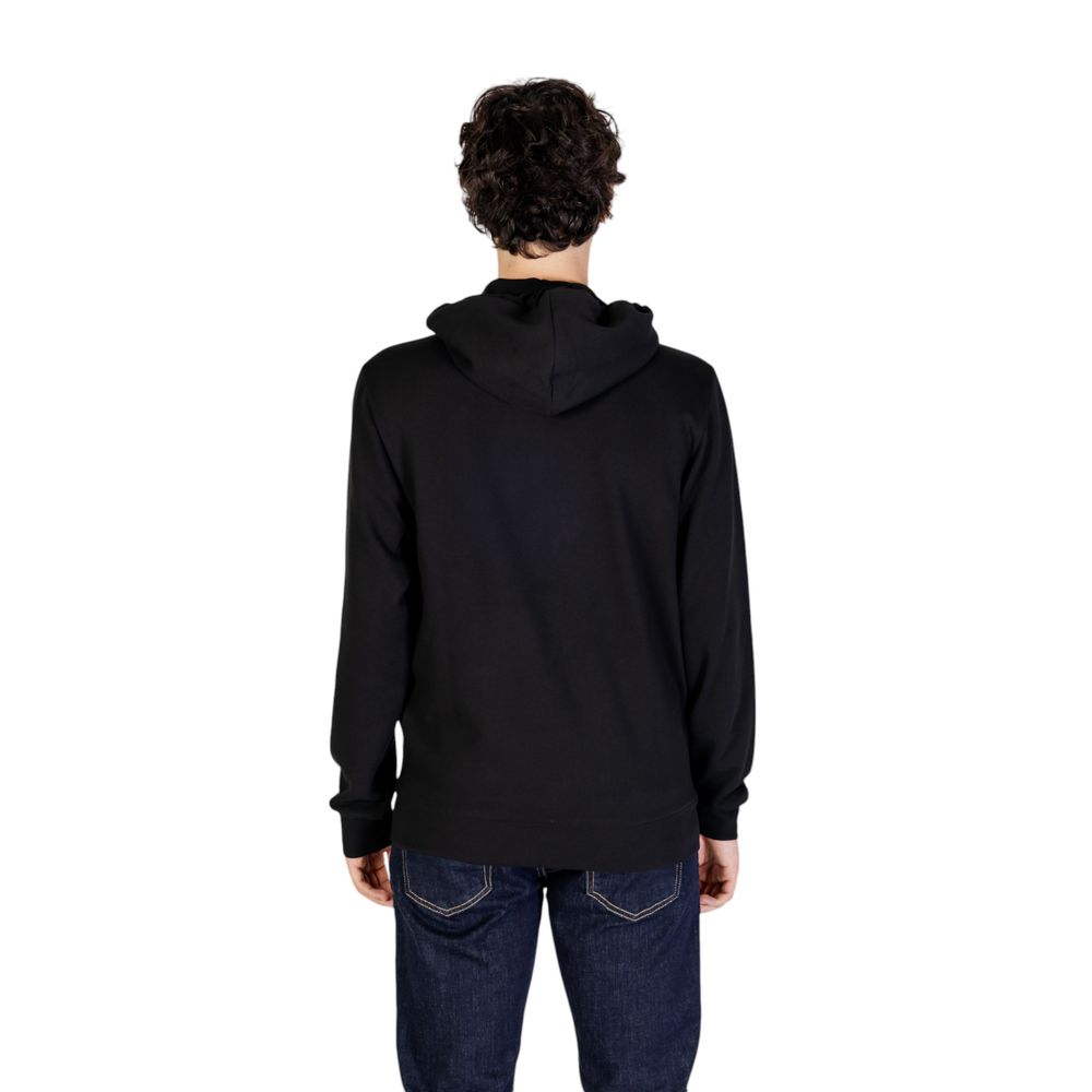 Emporio Armani Underwear Black Polyester Hoody Emporio Armani Underwear