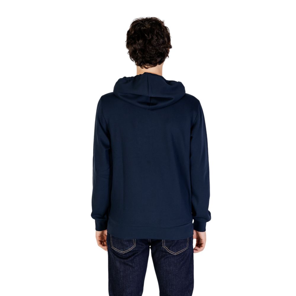 Emporio Armani Underwear Blue Polyester Hoody Emporio Armani Underwear