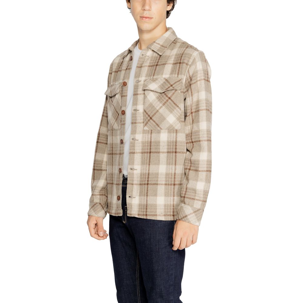 Hamaki-Ho Beige Polyester Shirt Hamaki-Ho