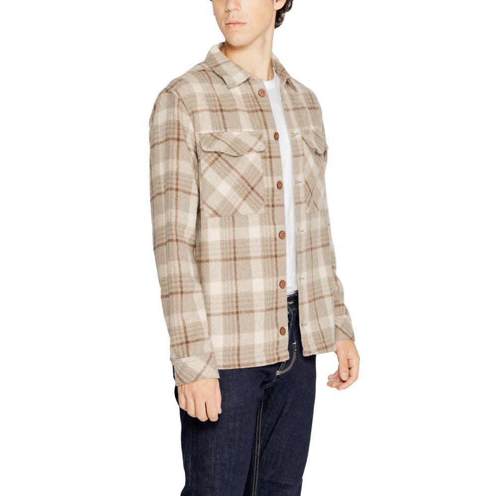 Hamaki-Ho Beige Polyester Shirt Hamaki-Ho
