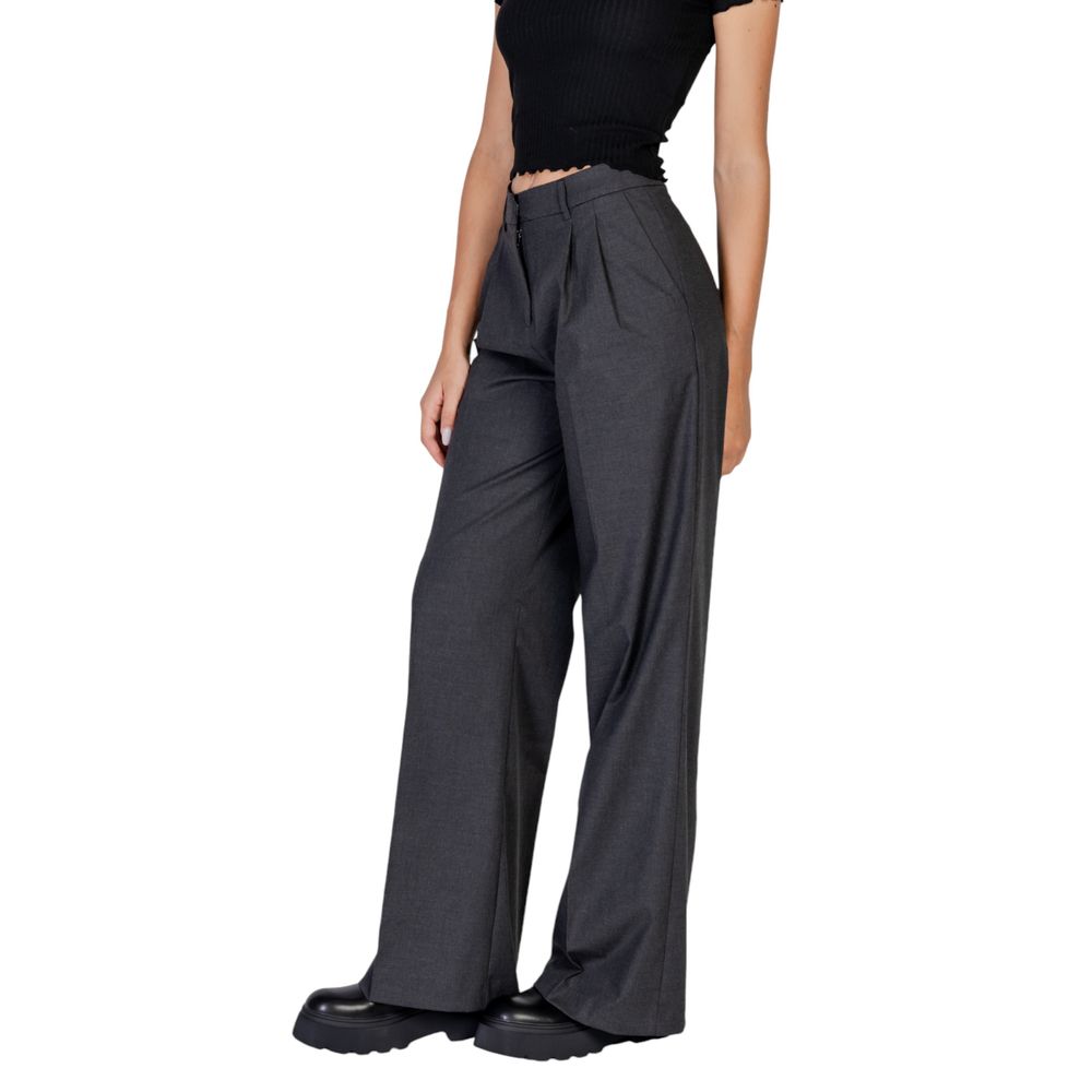 Morgan De Toi Gray Polyester Pant Morgan De Toi